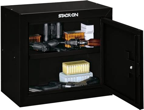 stack-on steel pistol/ammo cabinet gcb-500|Compact Pistol / Ammo Cabinet .